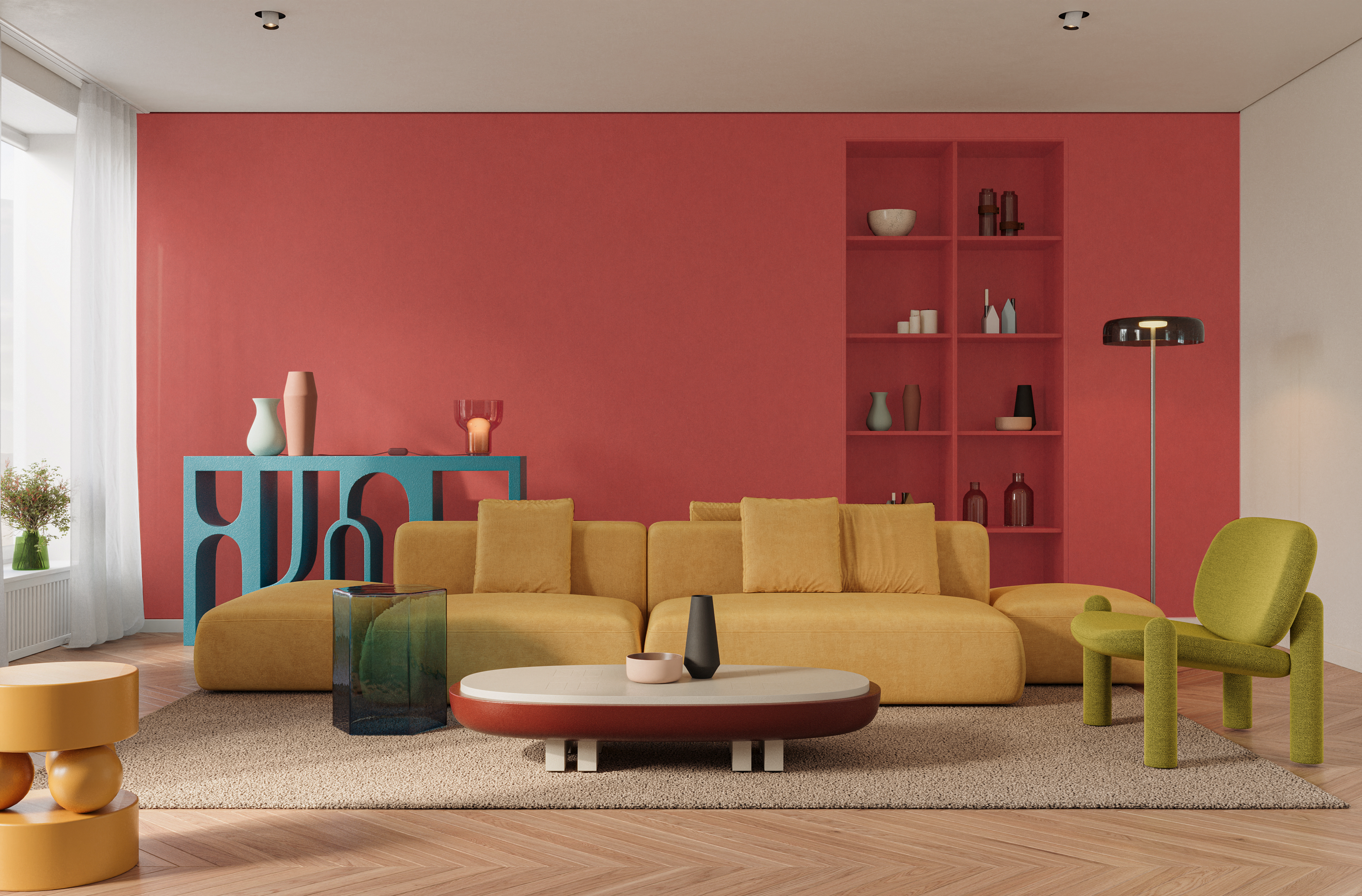 ColourPanel MDF Red 